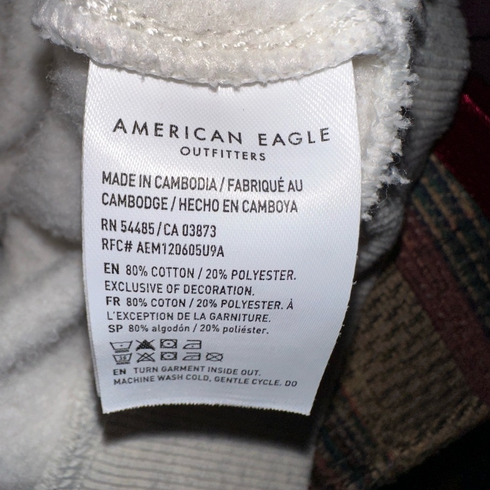 AMERICAN EAGLE OUTFITTERS Women Printed Hooded Sweatshirt - Picture 6 of 6